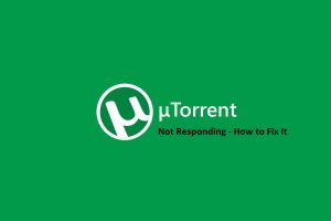 Utorrent not working