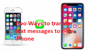 text messages to new iphone