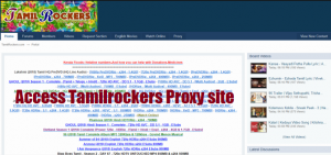 Tamilrockers proxy sites